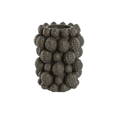 Vaas Home ESPRIT Bruin Keramiek ananas 25 x 25 x 31 cm