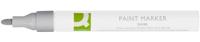 Q-CONNECT paint marker, op oliebasis, ronde punt, zilver