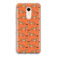 Cheetah: Xiaomi Redmi 5 Transparant Hoesje