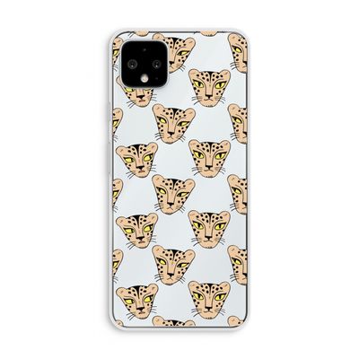 Tijger: Pixel 4 XL Transparant Hoesje