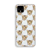 Tijger: Pixel 4 XL Transparant Hoesje