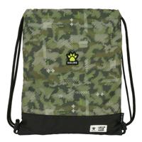 Rugtas met Koordjes Kelme Travel Zwart Groen 35 x 40 x 1 cm