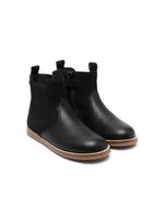 Camper Kids bottines Savina en cuir à détails élastiqués - Noir