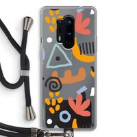 Abstract: OnePlus 8 Pro Transparant Hoesje met koord