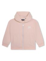 Dkny Kids hoodie en coton à logo imprimé - Rose - thumbnail