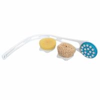 Body care set Plus | Voor wassen, scrubben en lotion | Met gebogen steel | Variabel in lengte | Persoonlijke verzorging | SGL2019