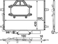 Condensor, airconditioning AC453000P