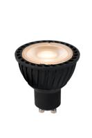 Lucide MR16 - Led lamp - Ø 5 cm - LED - GU10 - 1x5W 2700K - Dag/nacht sensor - Zwart