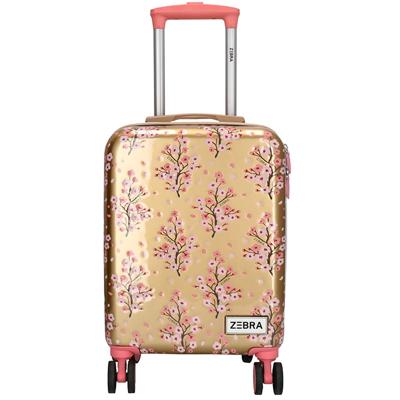 Zebra Trends Handbagage Kinder Koffer Travel Gold