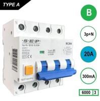 Aardlekautomaat 20A B kar 300mA 4p SEP - 4518127