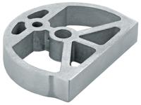 Deurbuffer verhoger 10mm rvs mat tbv 01995