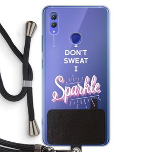 Sparkle quote: Honor Note 10 Transparant Hoesje met koord