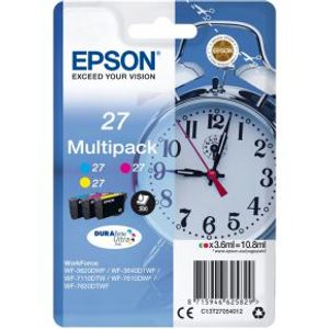 Epson C13T27054022 3.6ml 300pagina's Cyaan, Geel inktcartridge