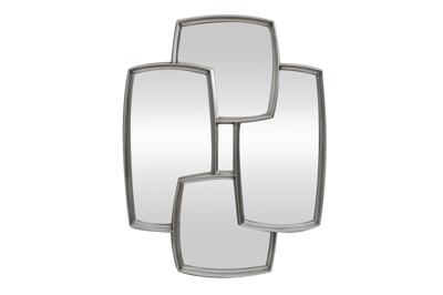 Wandspiegel QUADRA 90 cm zilver - 48191