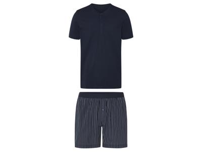 esmara Men Korte heren pyjama (marineblauw/gestreept, L)