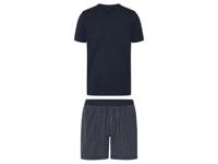 esmara Men Korte heren pyjama (marineblauw/gestreept, XL)