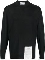 Ballantyne pull en cachemire à patch logo - Noir