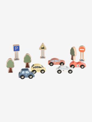 Voertuigen met accessoires in FSC 100%®-hout meerkleurig