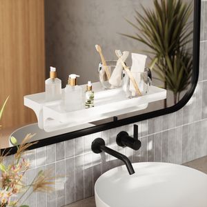 Umbra Wandplank 'Flex' Zelfklevend, kleur Wit