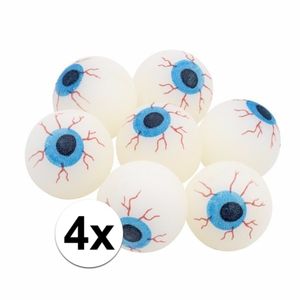 4x Glow in the dark oogballen