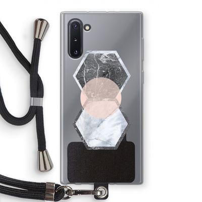 Creatieve toets: Samsung Galaxy Note 10 Transparant Hoesje met koord