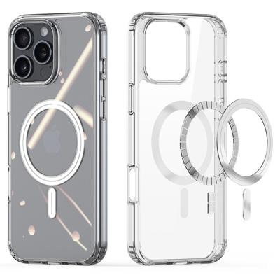 Dux Ducis iPhone 16 Pro hoesje - Magsafe backcover - Bayer Transparant