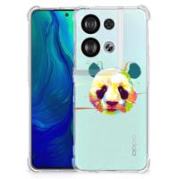 OPPO Reno8 Stevig | Bumper Hoesje | Panda Color