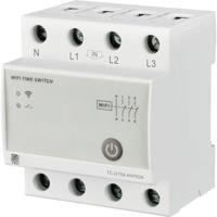 TRU COMPONENTS TC-12485088 TC-GTS8-W4P63A WiFi-schakelaar 230 V/AC 1 stuk(s) Tijdsduur: 1 min. - 24 h 3x NO