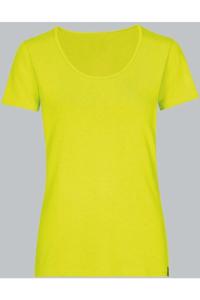 TRIGEMA Slim Fit T-Shirt ronde hals groen, Effen