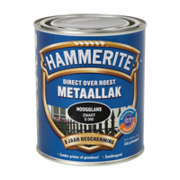 Hammerite Metaallak Hoogglans | Zwart | S060 | 750ml - 5093799