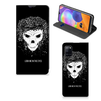 Mobiel BookCase Samsung Galaxy A31 Skull Hair - thumbnail