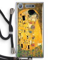 Der Kuss: Sony Xperia XZ1 Transparant Hoesje met koord