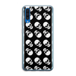 Musketon Skulls: Samsung Galaxy A50 Transparant Hoesje