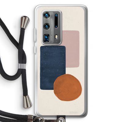 Geo #3: Huawei P40 Pro Plus Transparant Hoesje met koord