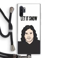 Let It Snow: Samsung Galaxy Note 10 Plus Transparant Hoesje met koord