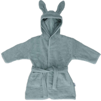 Jollein Badjas met konijnenoortjes - Sea Green