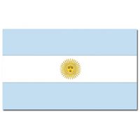 Gevelvlag/vlaggenmast vlag Argentinie 90 x 150 cm   -