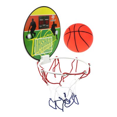 Toi-Toys Mini basketbalset met bal en zuignappen