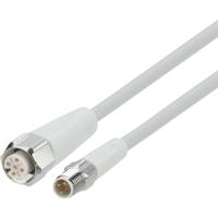 ifm Electronic EVF260 Verbindingskabel Aantal polen (sensoren): 3, 5 Stekker, recht, Bus, recht 0.3 m 1 stuk(s)