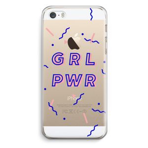 GRL PWR: iPhone 5 / 5S / SE Transparant Hoesje