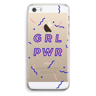 GRL PWR: iPhone 5 / 5S / SE Transparant Hoesje