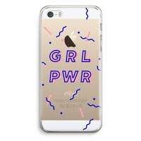 GRL PWR: iPhone 5 / 5S / SE Transparant Hoesje