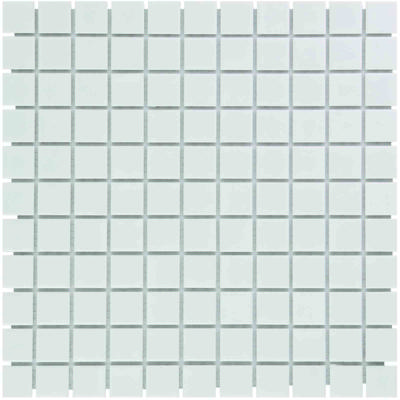 The Mosaic Factory Barcelona Mozaiek Tegel Vierkant - Extra Wit Porselein Geglazuurd 300x300 mm