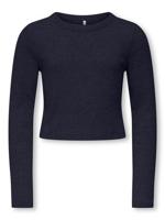 Kids ONLY winter top meisjes - blauw - KogBina - slim fit, longsleeve