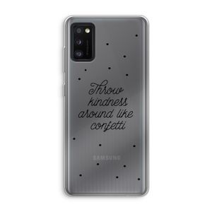 Confetti: Samsung Galaxy A41 Transparant Hoesje