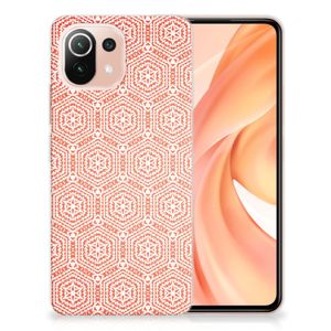 Xiaomi Mi 11 Lite | 11 Lite 5G NE TPU bumper Pattern Orange