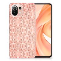 Xiaomi Mi 11 Lite | 11 Lite 5G NE TPU bumper Pattern Orange - thumbnail