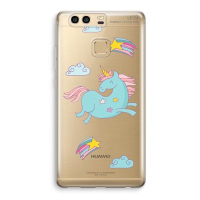 Vliegende eenhoorn: Huawei P9 Transparant Hoesje