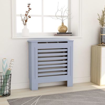 VidaXL Radiatorombouw 78 cm mdf grijs