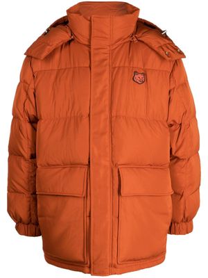 Maison Kitsuné doudoune à motif Chillax Fox - Orange